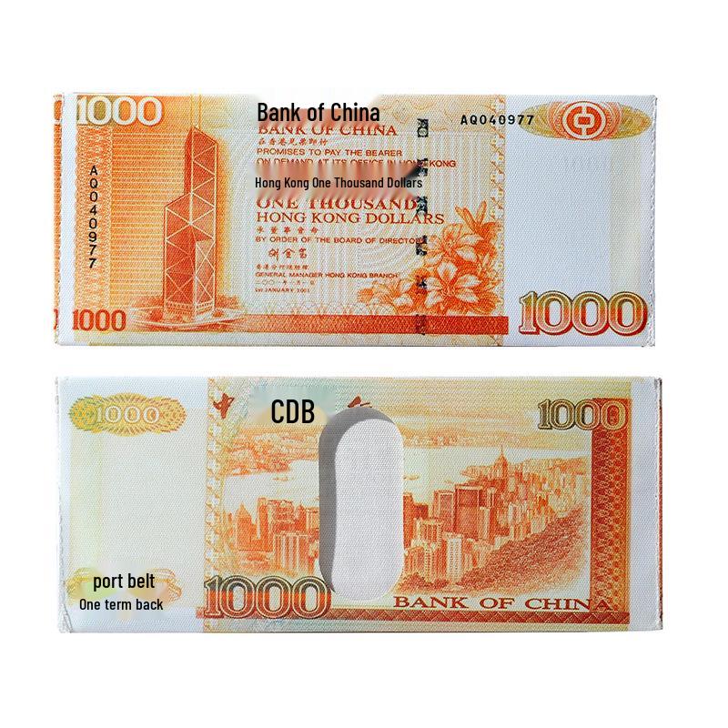 Unisex Creative Banknote Coin Pattern Wallet - Trendy US Dollar Design