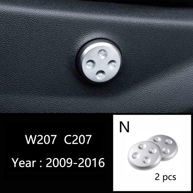 Автомобильный Стайлинг, дверной аудиодинамик, дверной громкоговоритель, декоративная крышка, накладка, наклейка для Mercedes Benz E Class Coupe W207 C207