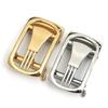 1PC New Men's Automatic Buckle 304 Stainless Steel High-end Internal Wear-resistant Belt Buckle Accessories