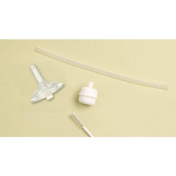 Hi-Vee Double Heart Gromimi U-Piece Compatible Stage 2 Replacement Straw Tap Transparent 2p, 2 Pieces