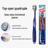 EBISU Wide Head Quad-Bristle Toothbrush