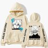 Jujutsu Kaisen Anime Clothes Satoru Gojo Anime Sweatshirt Autumn Fleece Manga Hoodies Loose Harajuku Male Streetwear