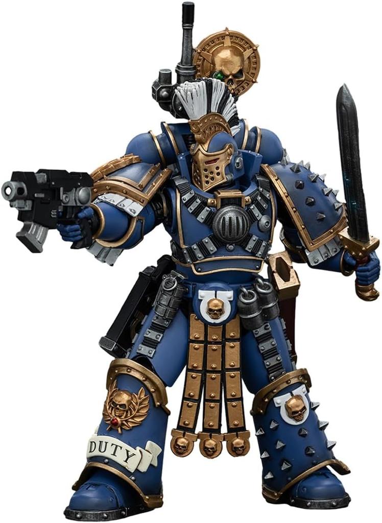 JOYTOY Warhammer Horus Heresy Ultramarines Remus Ventanus Scale Action Figure 1/18 (Assembled)