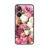 Чехол для Vivo Y27 Y27s Модные Цветы Черный Мягкий Силиконовый Ударопрочный TPU Чехол для Телефона Funda для Vivo Y27 Y 27 Бампер V2249