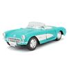 Maisto Масштаб 1/24 1957 Chevrolet Corvette Бирюзовый / Литая модель автомобиля, Готовая модель, 31275 TQ