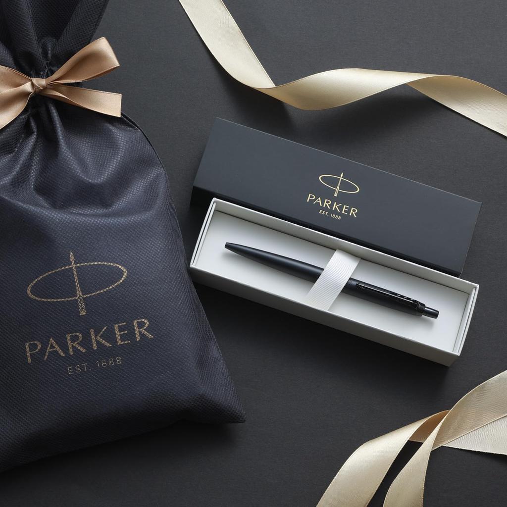 Шариковая ручка PARKER Jotter XL черная BT со средним кончиком, упаковочная сумка с логотипом бренда, подарочная коробка класса люкс, официальный подлинный импортный продукт 2122657ZV3