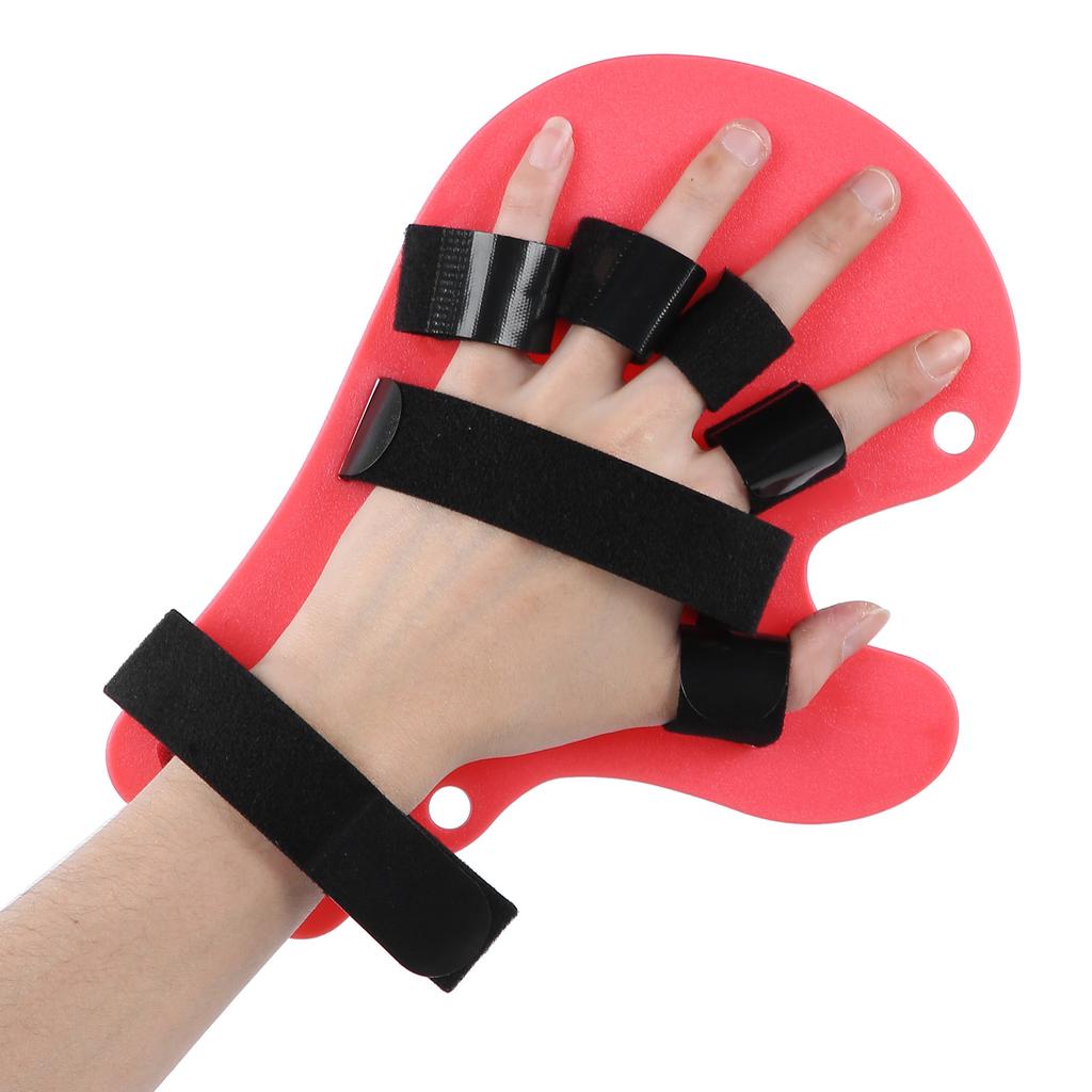 Ортопедия для пальцев для взрослых, доска для инсульта, гемиплегия, отдельная пластина для пальцев рук, шина (Тип стропа)розовый