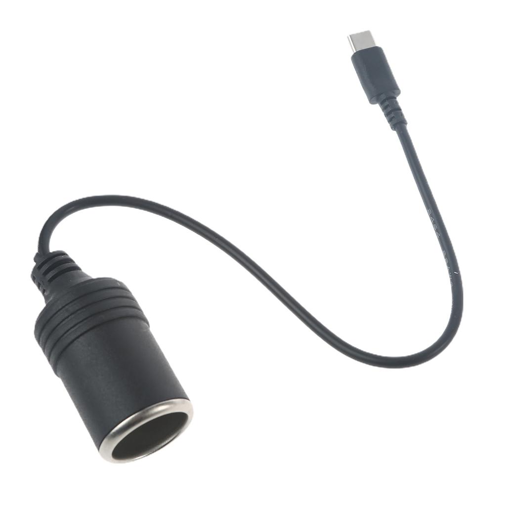USB C PD до 12 В 60 Вт автомобильный прикуриватель женский конвертер адаптер шнур для автомобильного зарядного устройства автомобильный пылесос