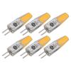 6 шт. Лампа G4 Диммируемая 2 Вт 180 лм Светодиодная лампа для настольной лампы, настенной лампы, люстры, на замену 120 В