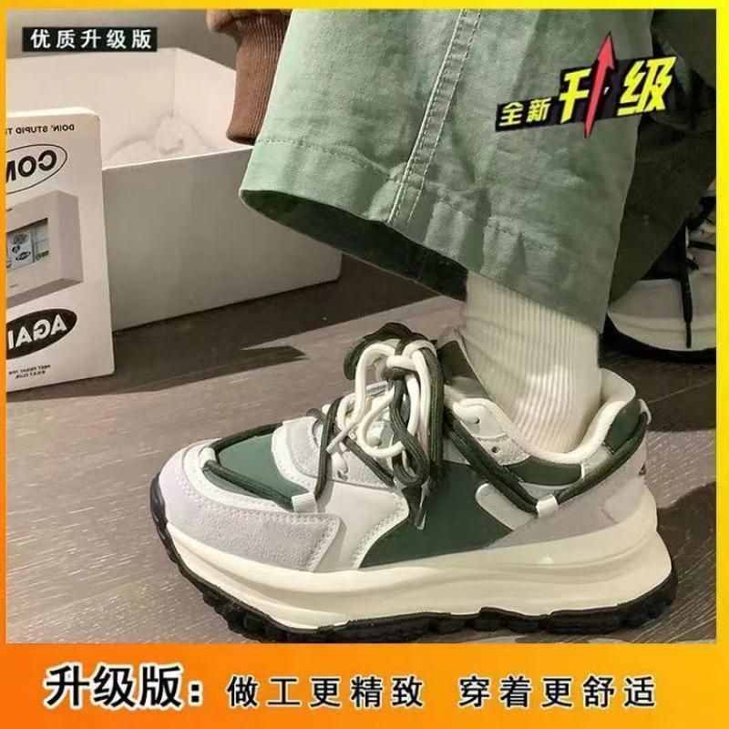 Туфли Forrest Gump на платформе для папы, женская универсальная обувь для весны и лета 2025 года, новая нишевая легкая повседневная спортивная обувь для студентов