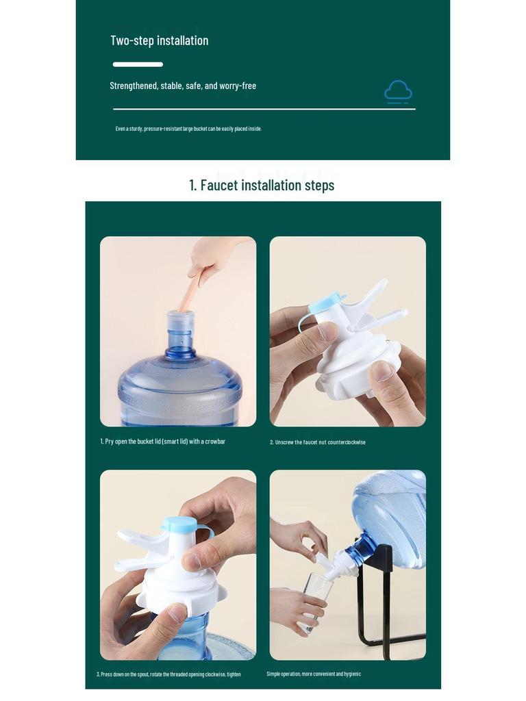 Большая простая подставка для диспенсера для воды с помпой