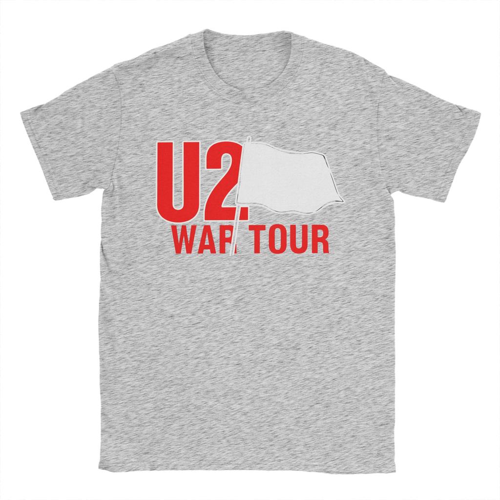 Novelty U2 Rock Band TShirt for Men O Neck Pure Cotton T Shirts  Short Sleeve Tees Summer Tops