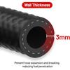 EVIL ENERGY 3/8" Топливная магистраль Нажимной фитинг Резина NBR SAE 30R7 10 футов 300 фунтов на кв. дюйм