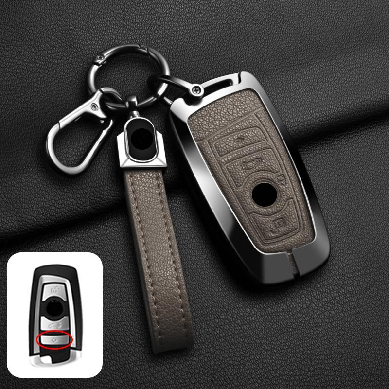 Interior Mouldings Car Zinc Alloy Key Case Cover Holder For BMW F30 F20 F10 F18 F22 F01 X3 X4 F06 F02 M3 M5 Protector Auto Keych