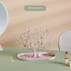 Подставка для ювелирных изделий из оленьих рогов - коробка для хранения ожерелий, сережек и вешалка для карт