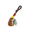 Sandalwood Bag Pendant Cartoon Wood Phone Chain Cute Pear Key Chain  Jewelry Findings