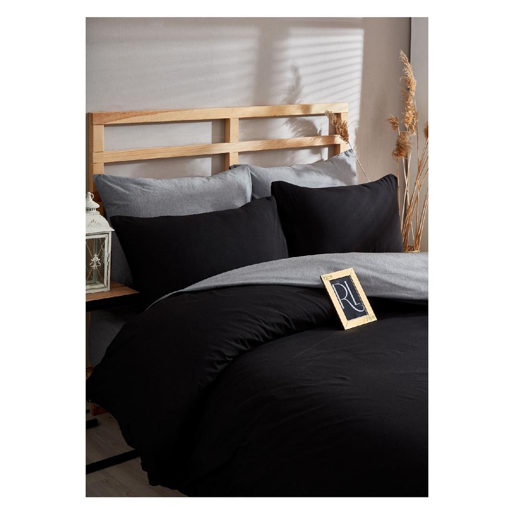 Двойной комплект пододеяльников из органической пряжи Atlantis, окрашенный в пряжу (без листа)