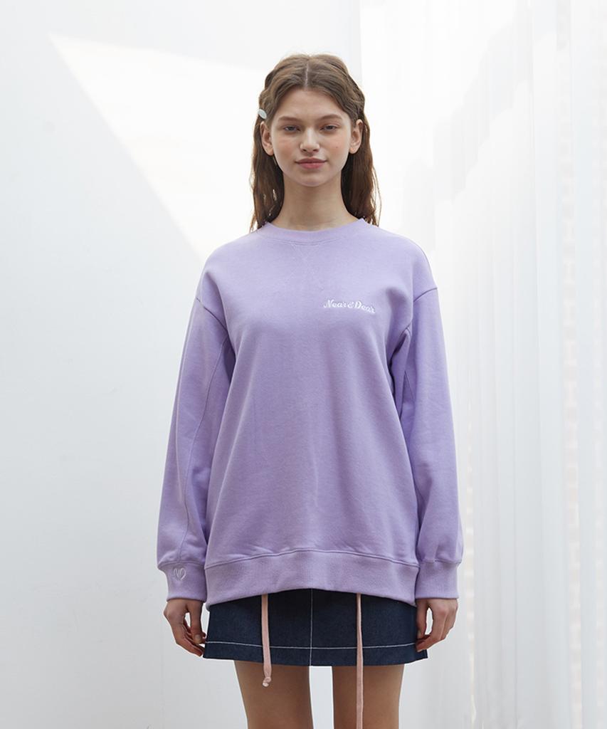 NEAR&DEAR Logo Sweetie T-Shirt Purple
