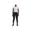 Under Armour Solid Color Breathable Mid-Rise Knitted Sports Pants Women Bottoms Black 1375077-001