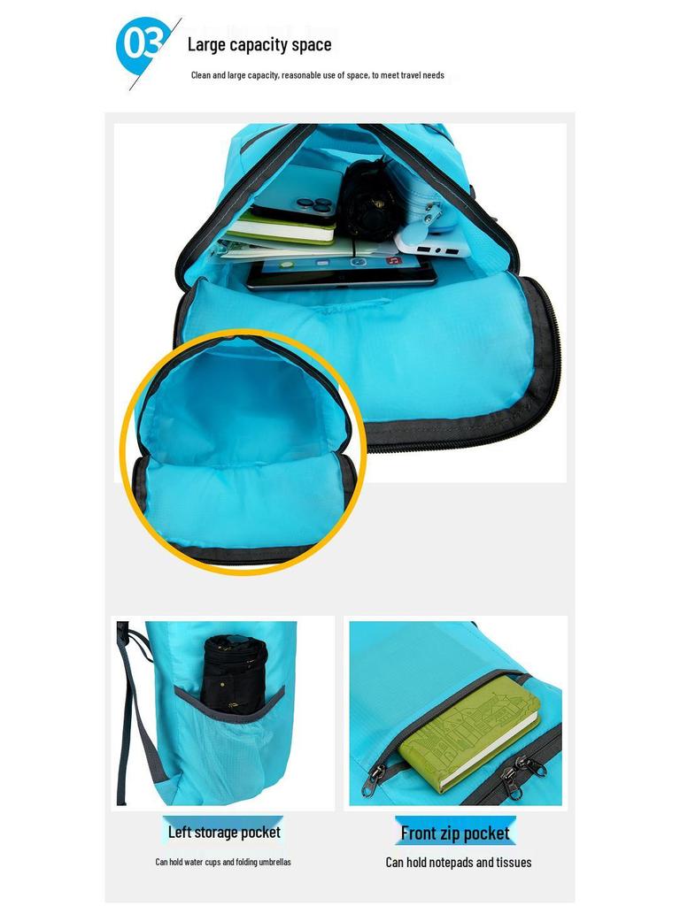 2024 Foldable Large-Capacity Portable Sports Travel Backpack