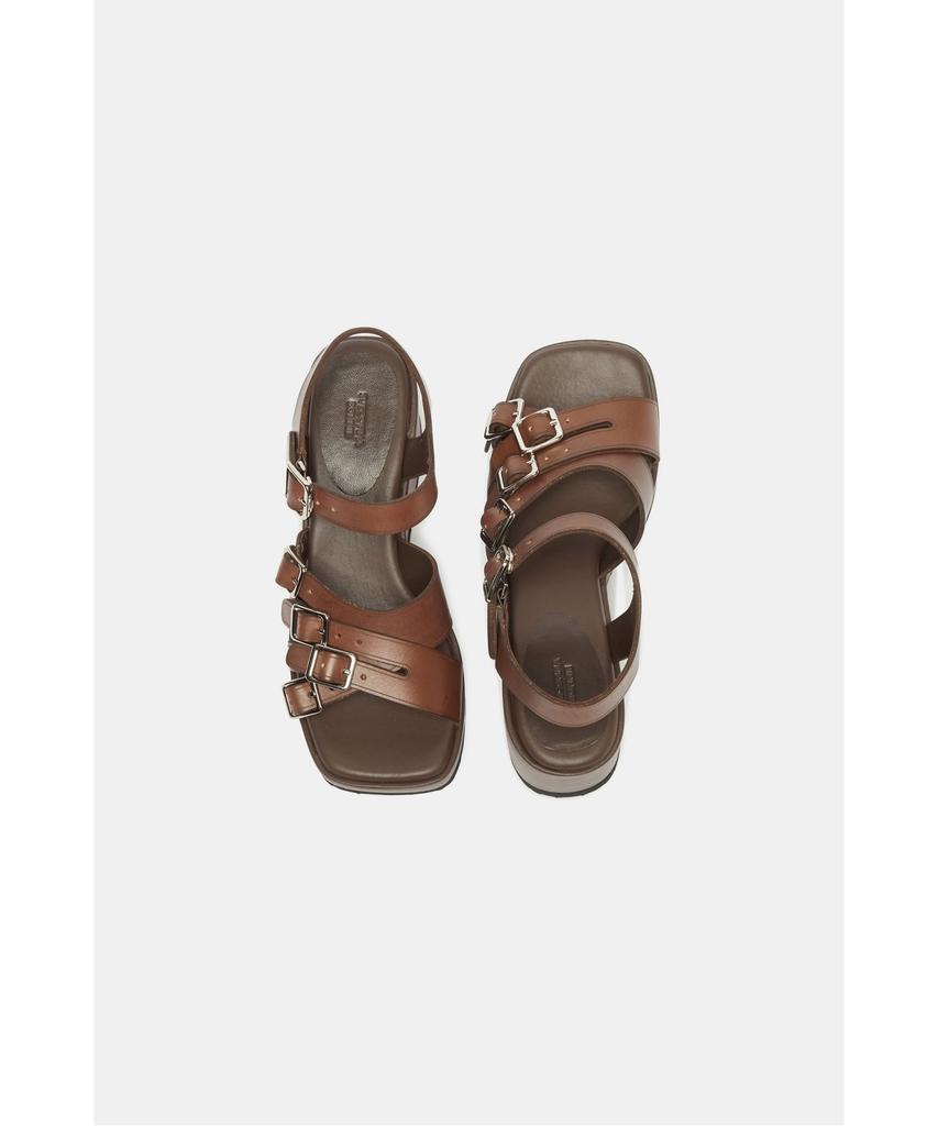 Suecomma Bonnie Buckle Platform Sandal(Brown)_Dg2Am26020Brn