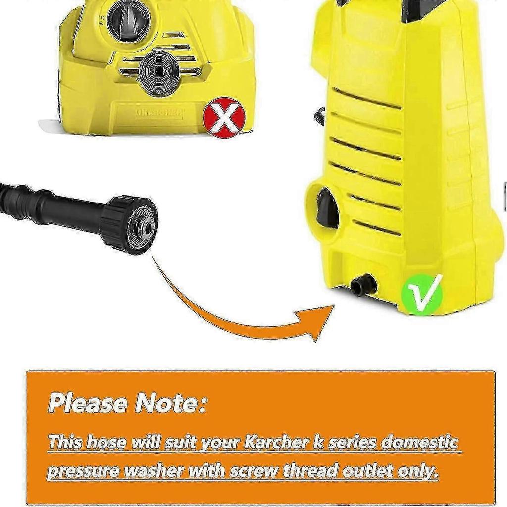 Шланг для мойки высокого давления Karcher K2 Старая модель, 6 м, с разъемом M22