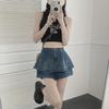 Spring 2023 Women's High Waist Retro Denim Skirt - Slim, Short, Hot Girl Summer Style