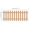 VidaXL Clôture à piquets WPC 200x80 cm 42823