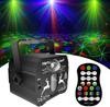 Party Lights, Disco DJ Light with Remote Control Stage Lighting, Portable Sound Activated & Rechargeable Led Projector Strobe Lamp
