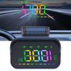 Цифровой спидометр Head Up Display с компасом для автомобиля, автоматическая регулировка яркости, светодиодный дисплей Heads Up KMH