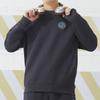 Puma Solid Logo Pullover Long Sleeve Sweatshirt Unisex Sweatshirts Black 627878-75