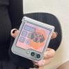 Ins Корейский Милый Прозрачный Чехол Для Samsung Z Flip 7/6/5/4/3 Шарнир Полная Защита ПК Чехол Для Motorola Razr 60 50 Ultra Razr 40Ultra