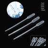 100Pcs 1/2/3/5/10mL Laboratory Pipette Plastic Disposable Graduated Container Liquid Dropper Equipment Straw