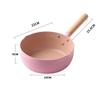 Кухня Антипригарная кастрюля с деревянной ручкой Сковороды для омлета Кастрюли для приготовления молочного супа Кухонная утварь Индукционная плита Универсальная