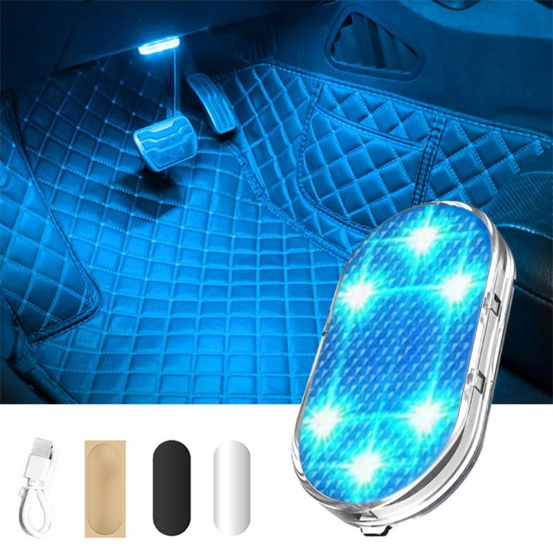 USB Charging Car Bedroom Night Light Bulb Car Interior Lights Indoor Car Lighting Ceiling Lamp Night Touch Light