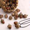 2 шт. шишка желудь кулон свитер цепь креативный орех ожерелье серьги DIY бусины аксессуар сумка