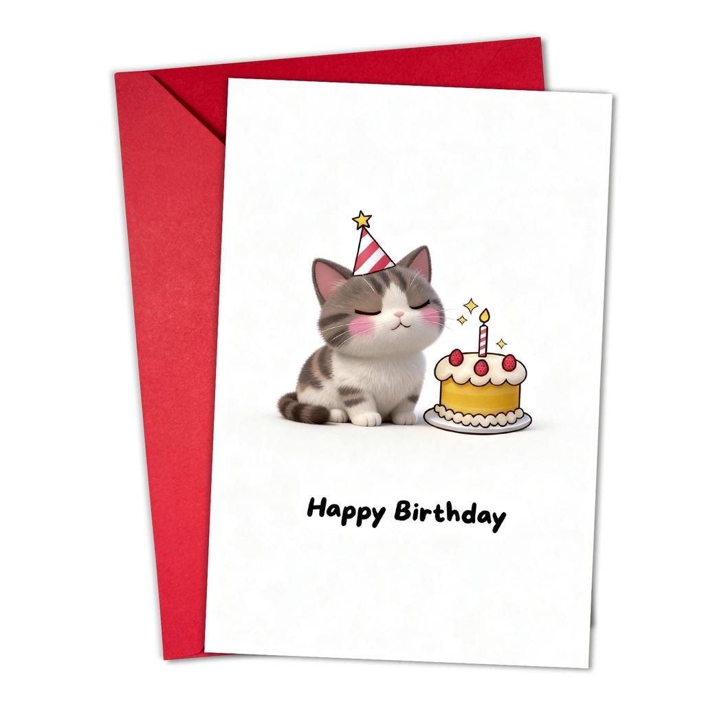 10 Cartoon Birthday Card Envelopes Set With A Variety Of Creative Birthday Greeting Cards
