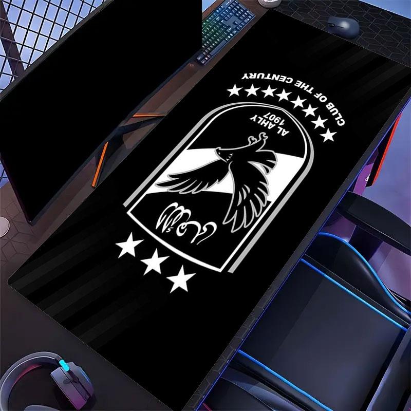 Al Ahly Sporting Club Mouse Pad, Large Gaming Desk Mat, Non-slip XXL Mousepad for Laptop & Tablet, Mini PC Playmat with Stitched Edges