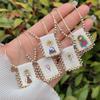 Cartoon Design Catholic Necklace Mini Size Virgin Mary Pendant Necklace  for Men and Women