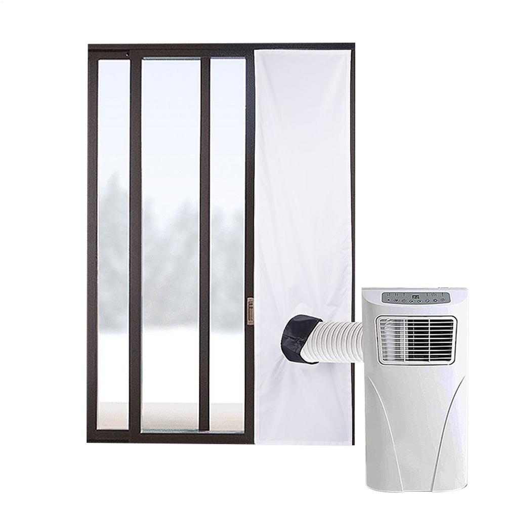 2M/3MAC Window Vent Kit Waterproof Air Conditioner Sealing Cloth Windproof Air Conditioning Baffle AC Window Seal