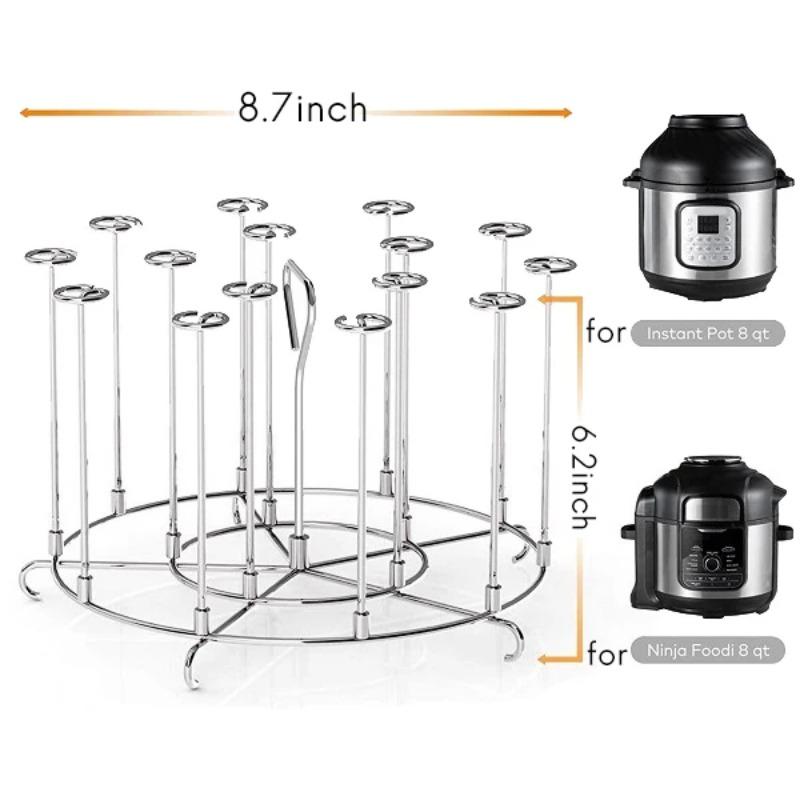 Grills Dehydration Racks,Skewer Stand Suitable For Ninja Foodi 8 Quart Air Fryer Accessories