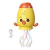 Interactive Musical Cuttlefish Toy Safe Dancing Animal Music Toy with Flashing Light for Toddler Family Gatherings Fun  Yellow