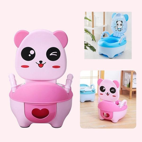Fashion Baby Potty Seat Toddler Children Boy Potty Training Girl Toilet Urinal Potty Chair Seat Potty Trainer Home Decor with Brush