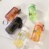 with Tea Strainer Sports Water Cup Transparent Carrying Rope Water Bottle Portable Water Cup