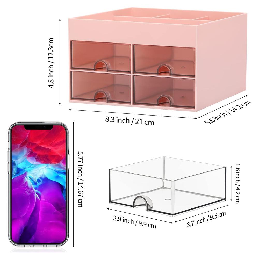 1шт ящик для хранения на столе многофункциональный ящик шкаф для канцелярских принадлежностей для студентов разделение стол офис разное место