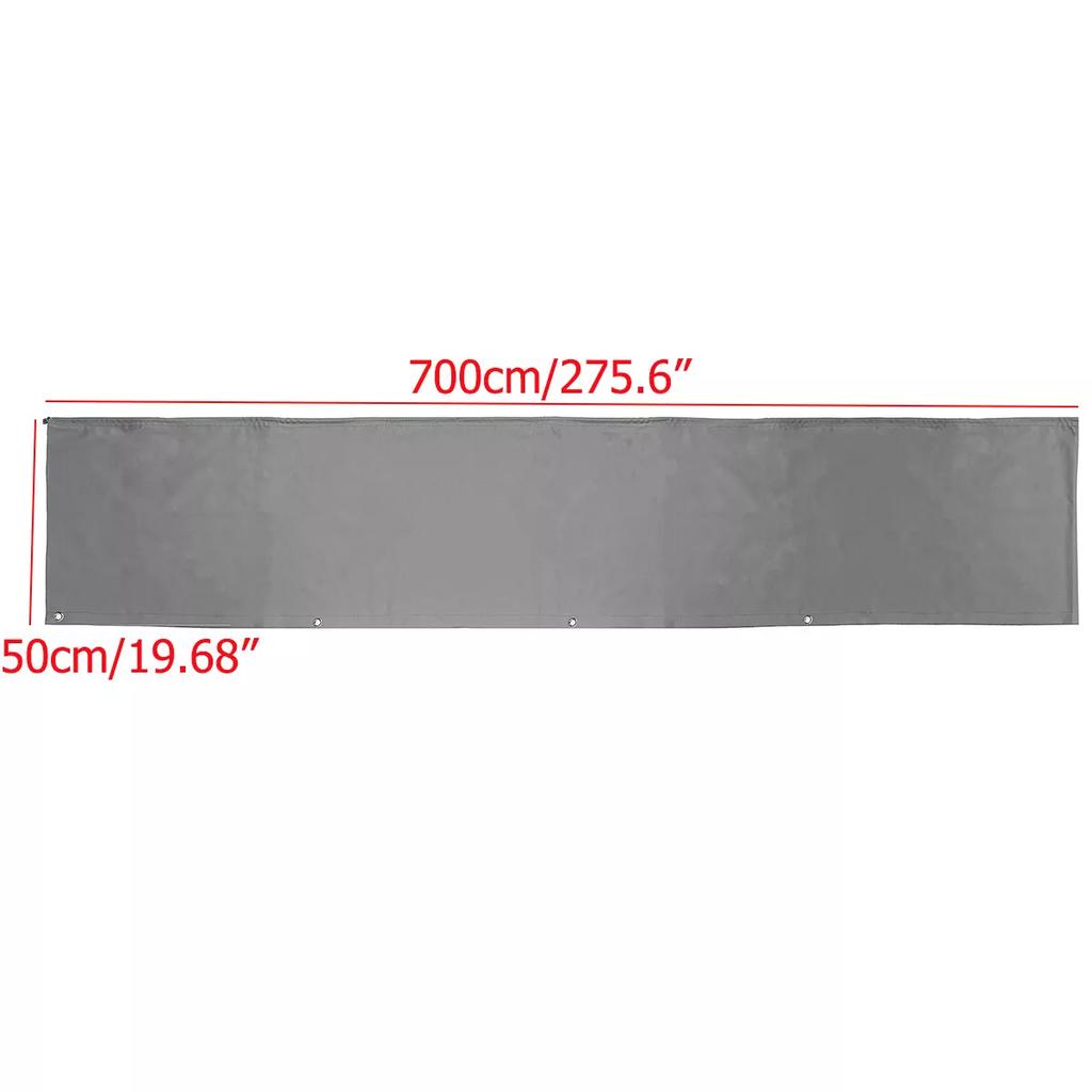 1 комплект тента для каравана, юбка для защиты от ветра, длина 7 м, глубина 50 см, с чехлами на колесные арки и присосками для автодома, кемпера