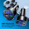 5V 3.1A 4 USB Port Car Charger Socket with LED Voltage Display PD Type C Auto Charger For IPhone Xiaomi Sumsung Huawei 12-24V