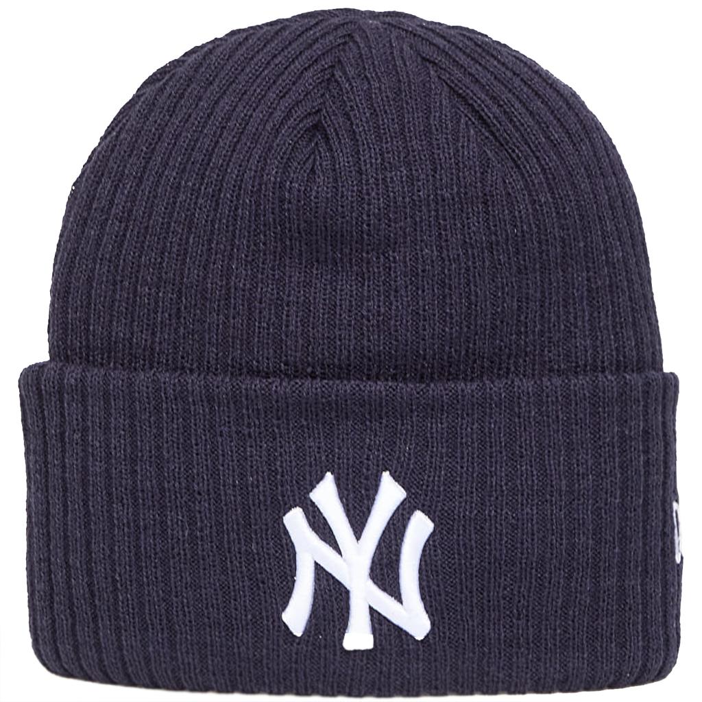 New Era Wide Cuff Beanie New York Yankees Hat, Unisex Navy Cap