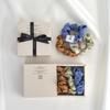 VILLA DE SILK Baby Scrunchie 3set (Light Khaki/Camel/Vintage Blue) Silk Scrunchie Set