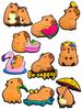 Джибитсы Капибара capybara Jibbitz 10 шт аксессуары крокс украшение